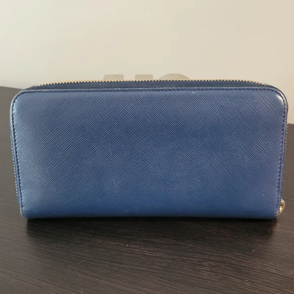 Prada Blue Leather Wallet - Picture 3 of 10
